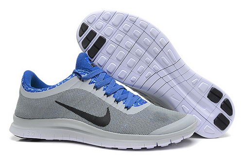 Nike Free 3.0 V6 Ext Mens Shoes Gray Blue Black On Sale